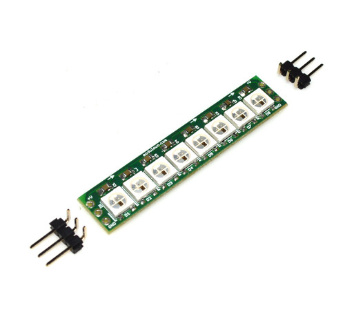 Modulogy - MOD-45.Z - ModPixel - Programmable 8-point RGB LED WS2812B line - None